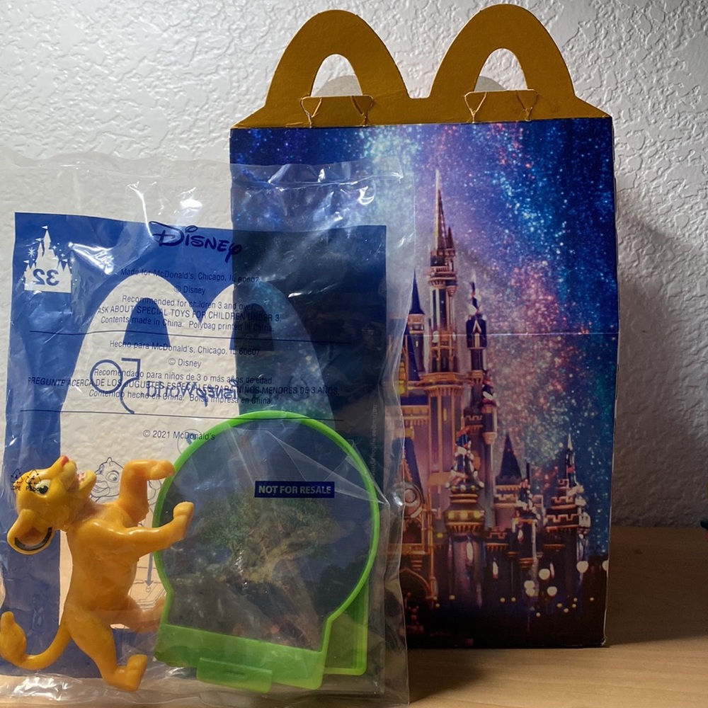 Disney McDonald’s 50th Celebration Happy Meal Toy | Simba from The Lion King